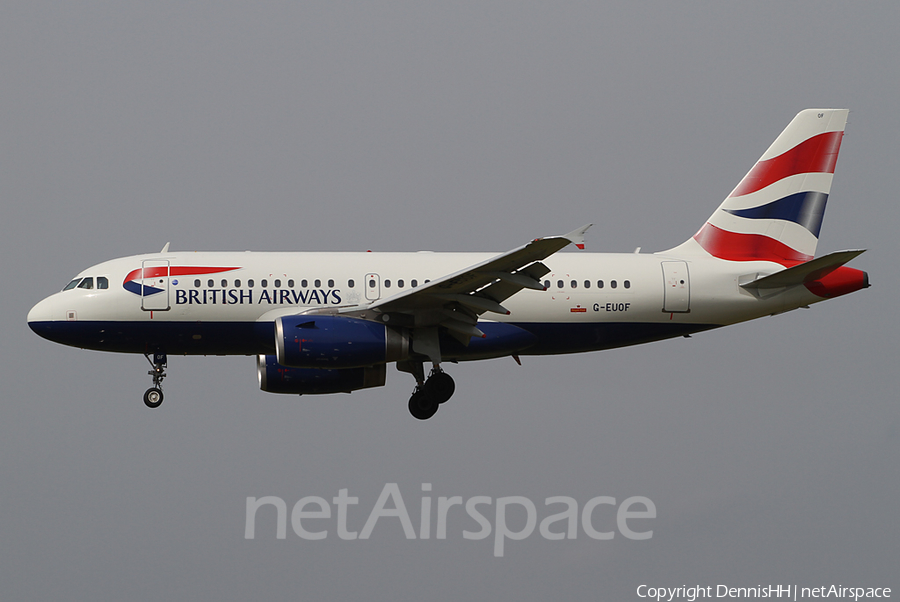 British Airways Airbus A319-131 (G-EUOF) | Photo 413971