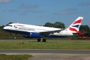 British Airways Airbus A319-131 (G-EUOF) at  Hamburg - Fuhlsbuettel (Helmut Schmidt), Germany