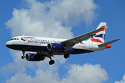 British Airways Airbus A319-131 (G-EUOF) at  London - Heathrow, United Kingdom