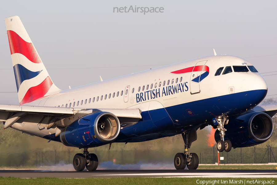 British Airways Airbus A319-131 (G-EUOF) | Photo 66398