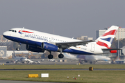 British Airways Airbus A319-131 (G-EUOF) at  Warsaw - Frederic Chopin International, Poland