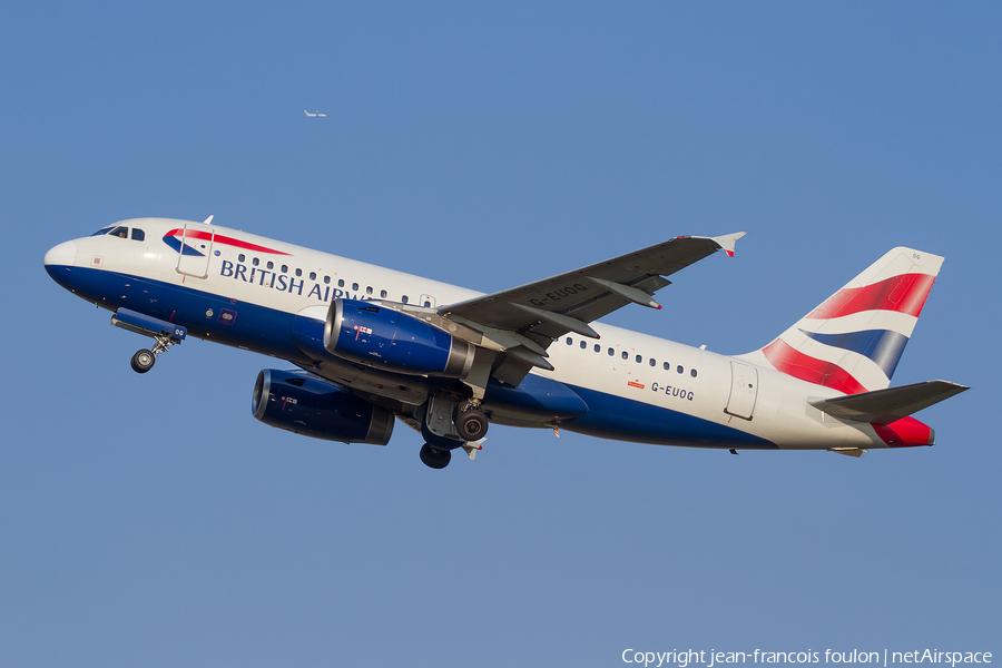 British Airways Airbus A319-131 (G-EUOG) | Photo 428934