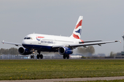 British Airways Airbus A319-131 (G-EUOG) at  Amsterdam - Schiphol, Netherlands