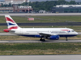 British Airways Airbus A319-131 (G-EUOG) at  Berlin Brandenburg, Germany