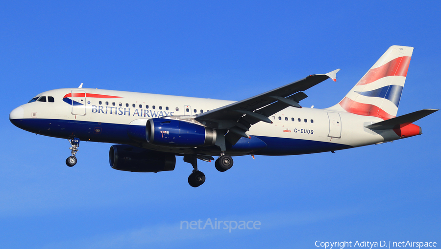 British Airways Airbus A319-131 (G-EUOG) | Photo 359564