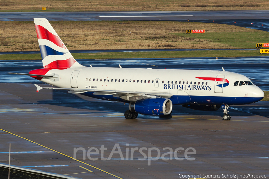 British Airways Airbus A319-131 (G-EUOG) | Photo 65417