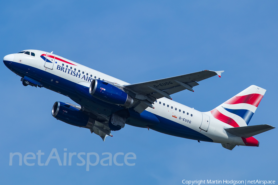 British Airways Airbus A319-131 (G-EUOG) | Photo 239104