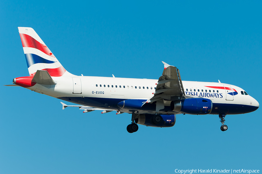 British Airways Airbus A319-131 (G-EUOG) | Photo 296723