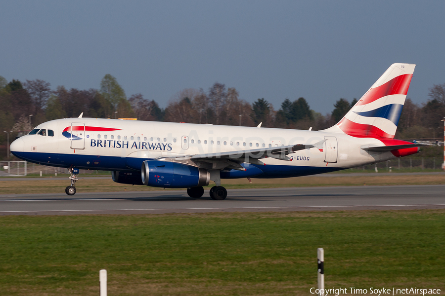 British Airways Airbus A319-131 (G-EUOG) | Photo 109398