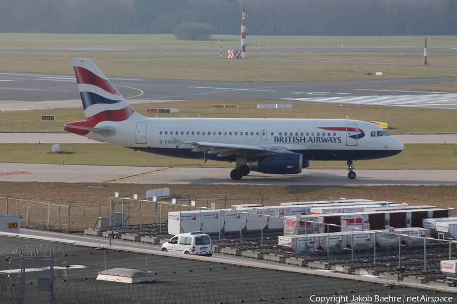 British Airways Airbus A319-131 (G-EUOG) | Photo 139090