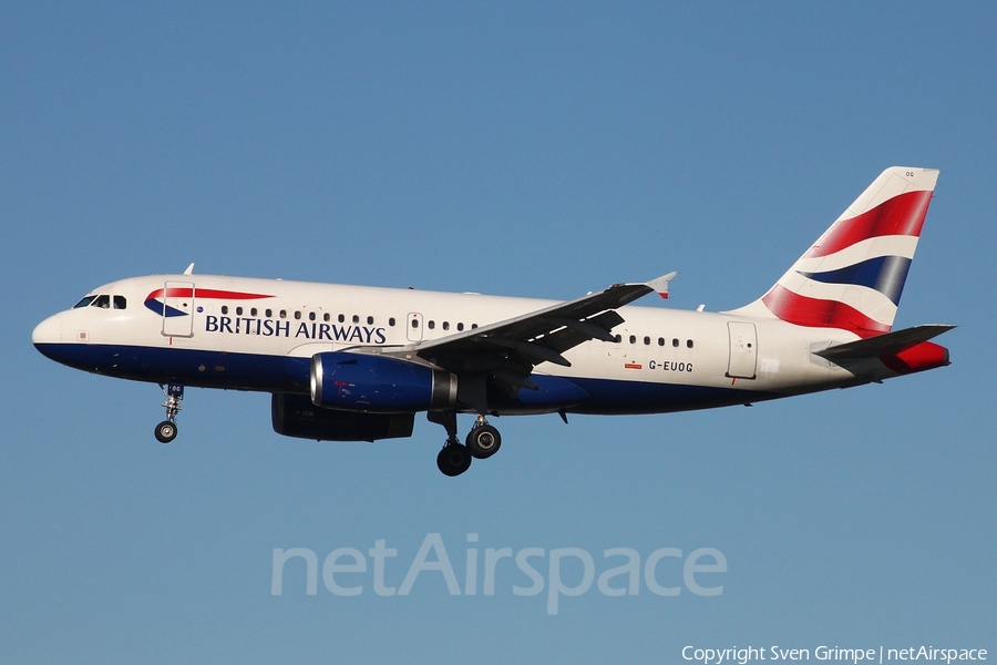 British Airways Airbus A319-131 (G-EUOG) | Photo 29230