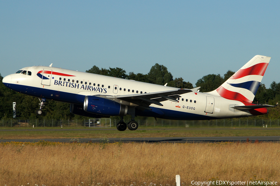 British Airways Airbus A319-131 (G-EUOG) | Photo 294201