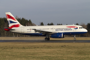 British Airways Airbus A319-131 (G-EUOG) at  Hamburg - Fuhlsbuettel (Helmut Schmidt), Germany