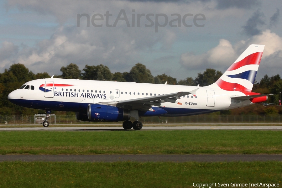 British Airways Airbus A319-131 (G-EUOG) | Photo 529685