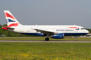 British Airways Airbus A319-131 (G-EUOG) at  Hamburg - Fuhlsbuettel (Helmut Schmidt), Germany