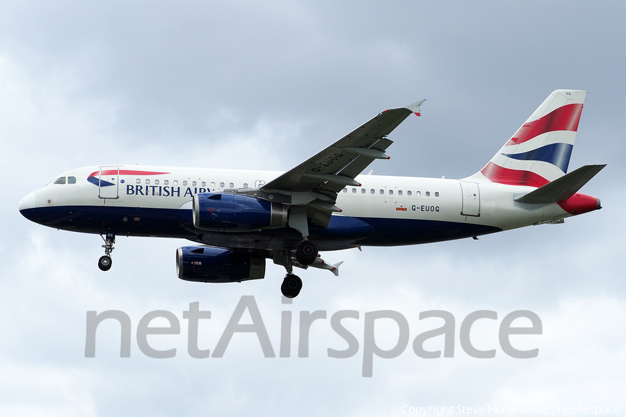 British Airways Airbus A319-131 (G-EUOG) | Photo 168521