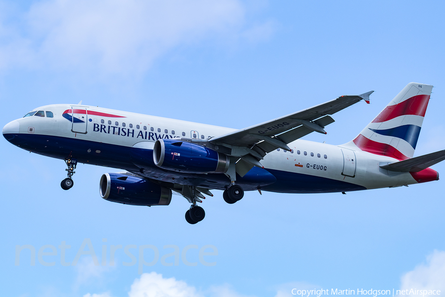 British Airways Airbus A319-131 (G-EUOG) | Photo 245059