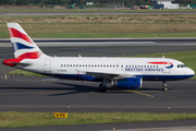 British Airways Airbus A319-131 (G-EUOH) at  Dusseldorf - International, Germany