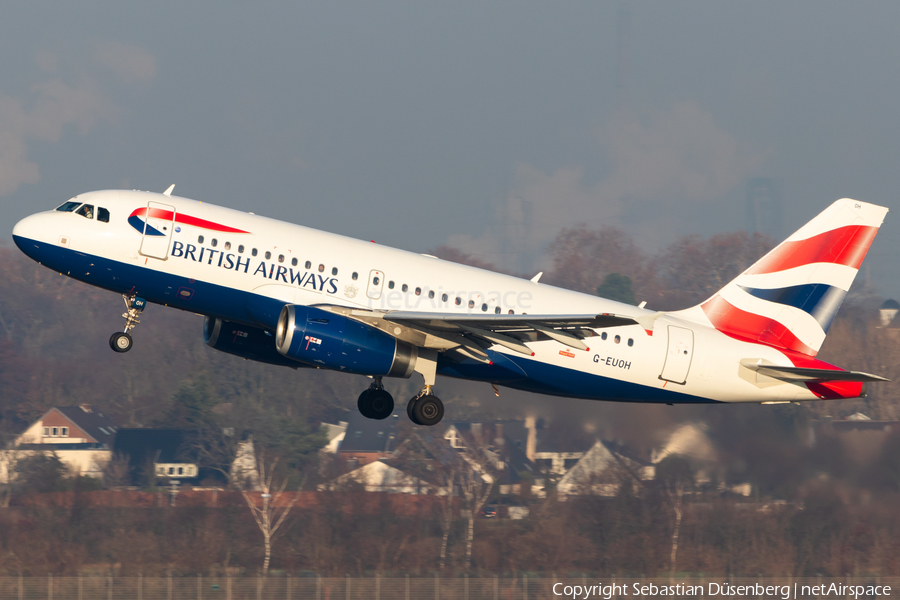 British Airways Airbus A319-131 (G-EUOH) | Photo 292083