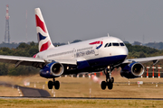 British Airways Airbus A319-131 (G-EUOH) at  Dusseldorf - International, Germany