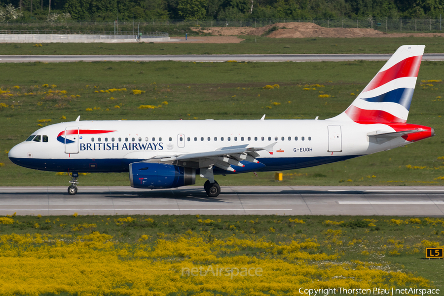 British Airways Airbus A319-131 (G-EUOH) | Photo 76137