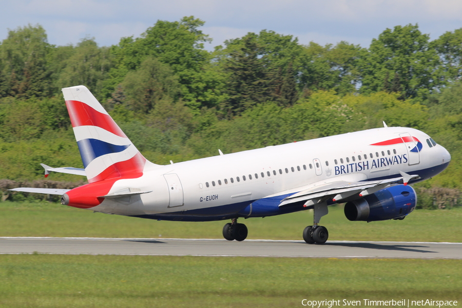 British Airways Airbus A319-131 (G-EUOH) | Photo 108514