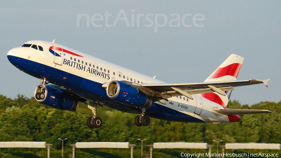 British Airways Airbus A319-131 (G-EUOH) | Photo 112170