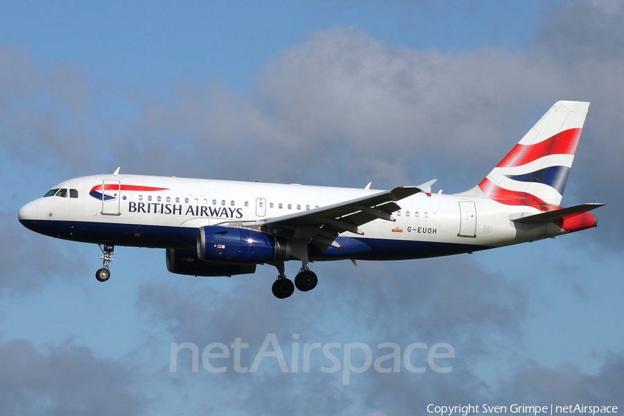 British Airways Airbus A319-131 (G-EUOH) | Photo 34914