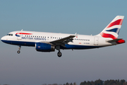 British Airways Airbus A319-131 (G-EUOH) at  Hamburg - Fuhlsbuettel (Helmut Schmidt), Germany