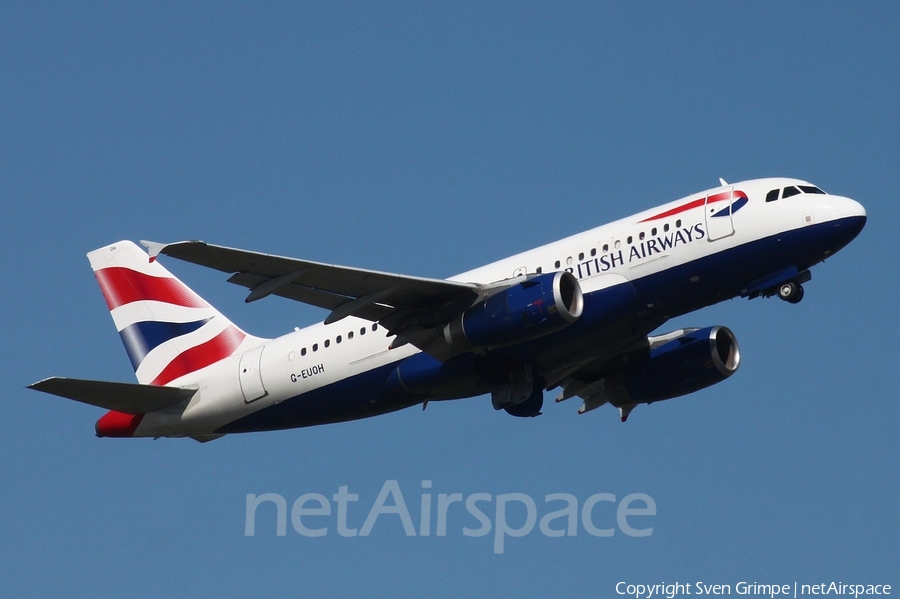 British Airways Airbus A319-131 (G-EUOH) | Photo 441584