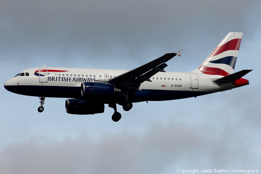 British Airways Airbus A319-131 (G-EUOH) | Photo 148469