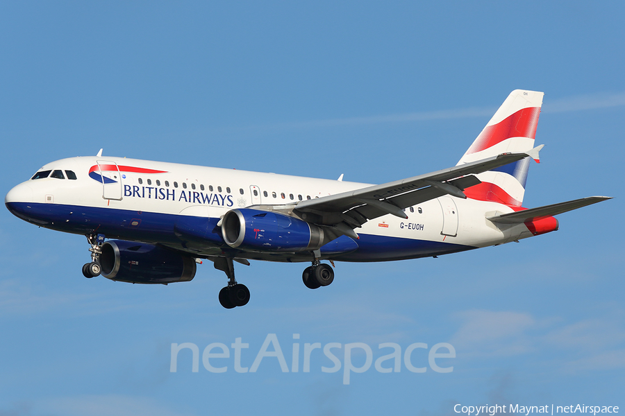 British Airways Airbus A319-131 (G-EUOH) | Photo 368856