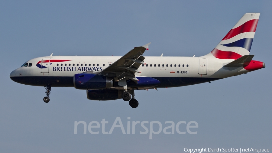 British Airways Airbus A319-131 (G-EUOI) | Photo 229722