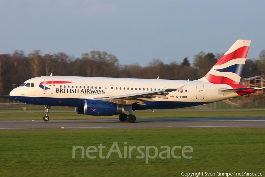 British Airways Airbus A319-131 (G-EUOI) | Photo 106122