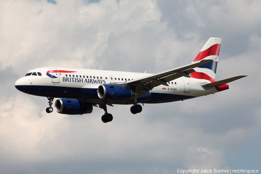 British Airways Airbus A319-131 (G-EUOI) | Photo 139178