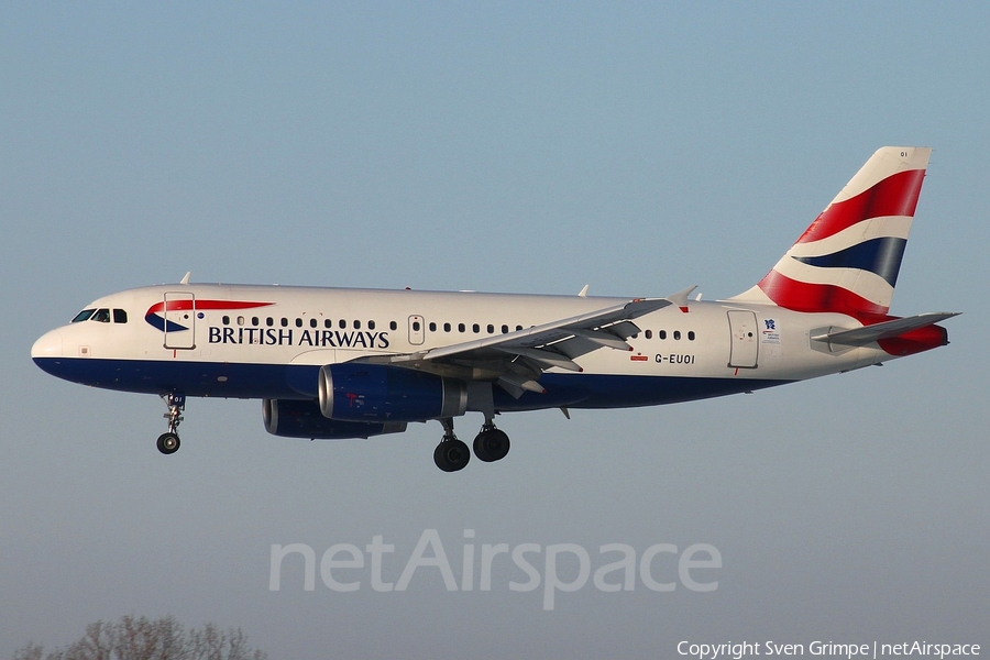 British Airways Airbus A319-131 (G-EUOI) | Photo 15900