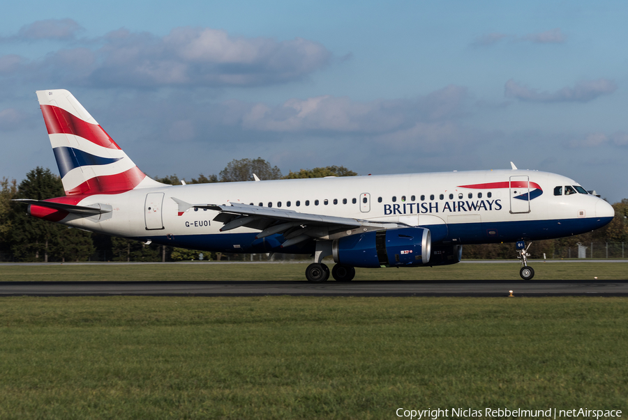 British Airways Airbus A319-131 (G-EUOI) | Photo 273618