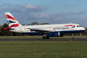 British Airways Airbus A319-131 (G-EUOI) at  Hamburg - Fuhlsbuettel (Helmut Schmidt), Germany