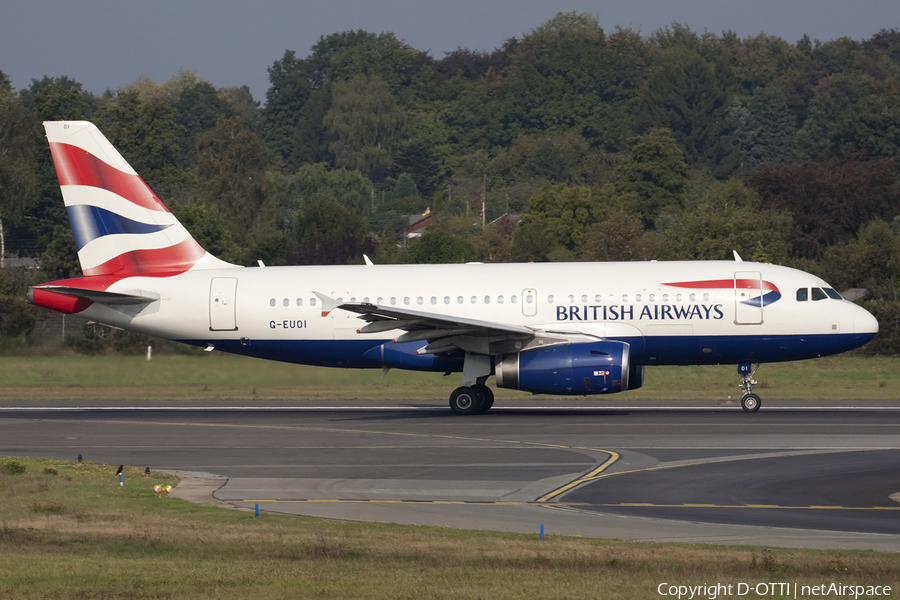 British Airways Airbus A319-131 (G-EUOI) | Photo 452762