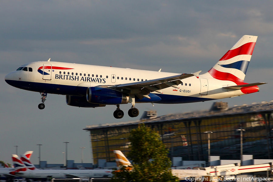 British Airways Airbus A319-131 (G-EUOI) | Photo 187366