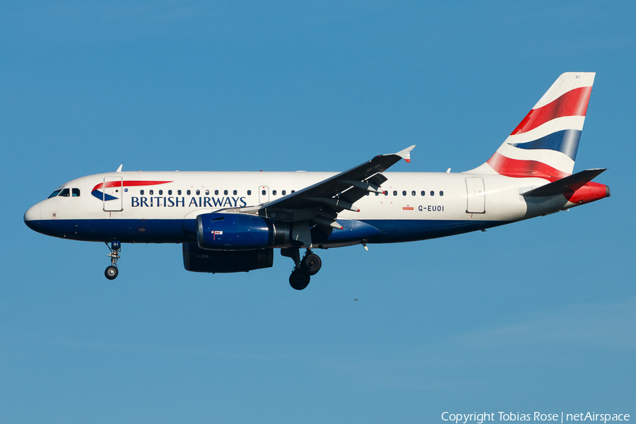 British Airways Airbus A319-131 (G-EUOI) | Photo 300937
