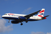 British Airways Airbus A319-131 (G-EUOI) at  London - Heathrow, United Kingdom