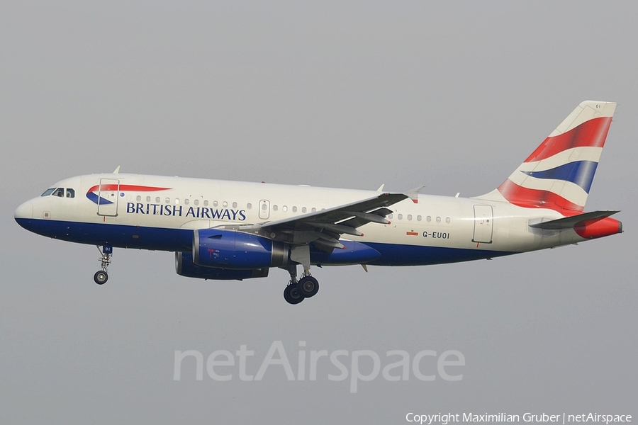 British Airways Airbus A319-131 (G-EUOI) | Photo 112265