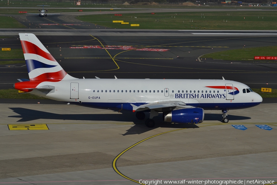British Airways Airbus A319-131 (G-EUPA) | Photo 348622