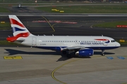 British Airways Airbus A319-131 (G-EUPA) at  Dusseldorf - International, Germany