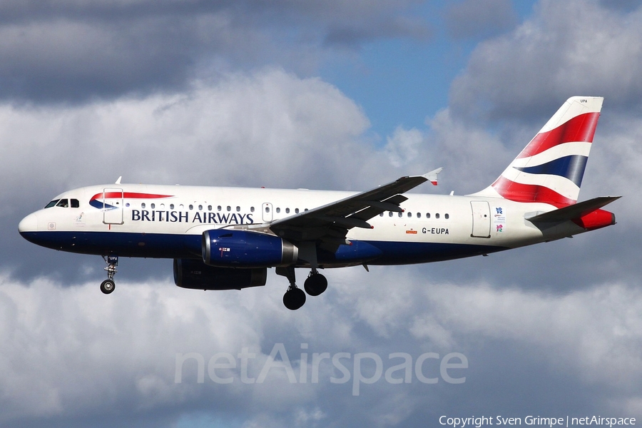British Airways Airbus A319-131 (G-EUPA) | Photo 34854