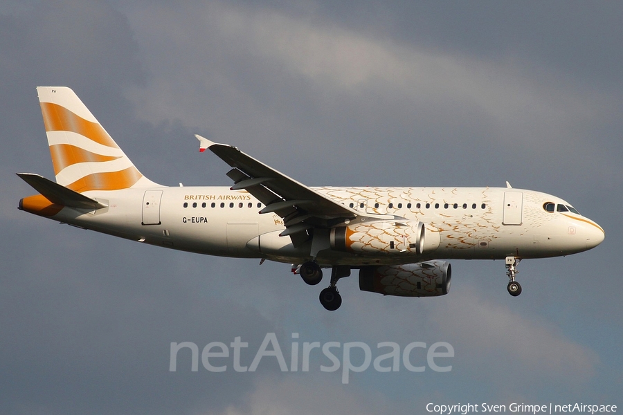 British Airways Airbus A319-131 (G-EUPA) | Photo 41010
