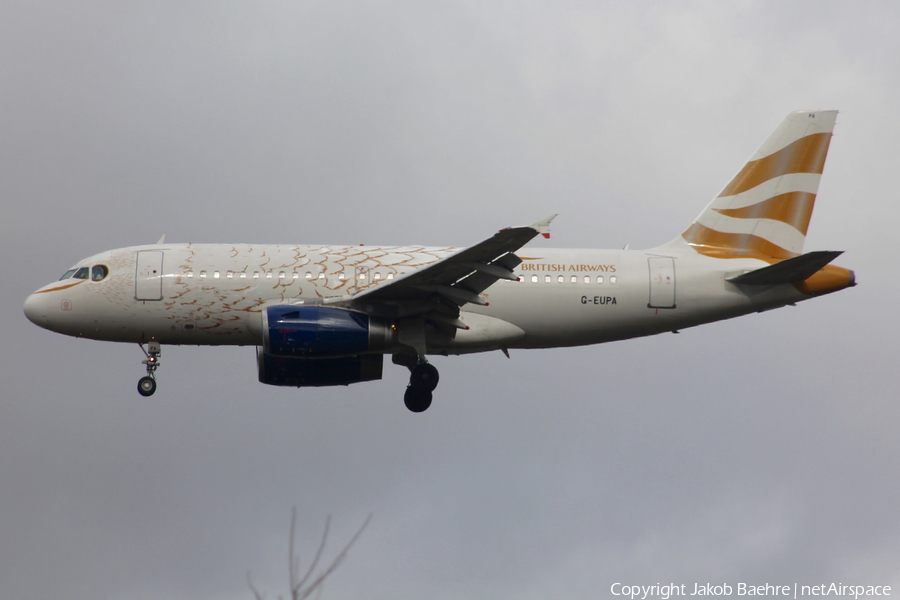 British Airways Airbus A319-131 (G-EUPA) | Photo 148495