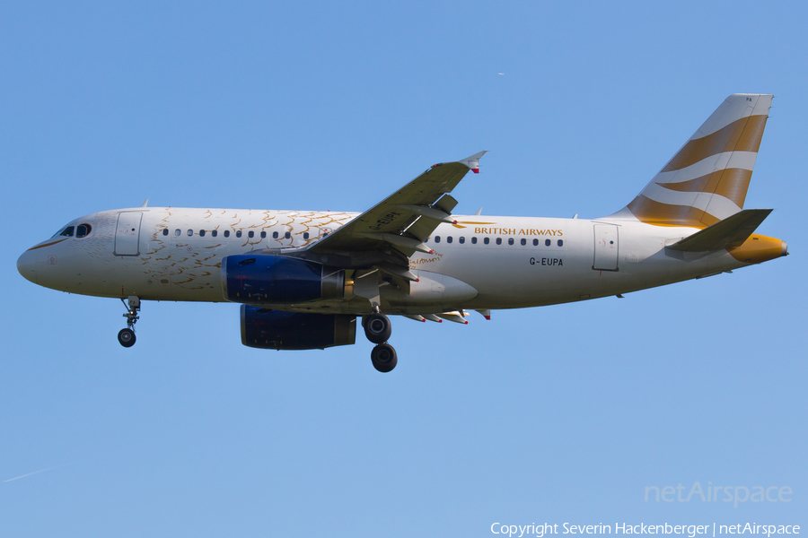 British Airways Airbus A319-131 (G-EUPA) | Photo 205117