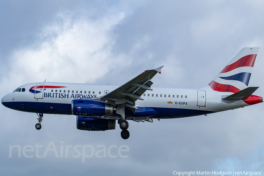 British Airways Airbus A319-131 (G-EUPA) | Photo 287233